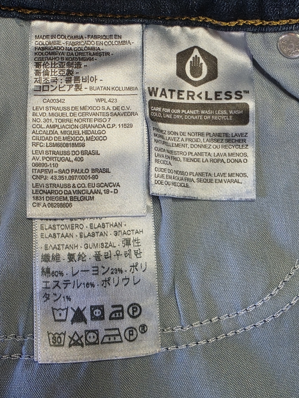Levi's Women's 721 High Rise Skinny Jeans Size 31x30 - Picture 12 of 12